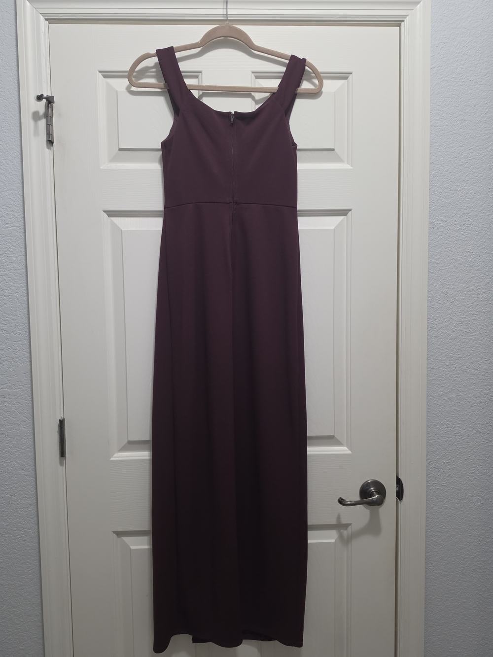 Speechless Brand Juniors Size 5 Sleeveless Maxi Dress in Plum With Slit Like New - Picture 3 of 5